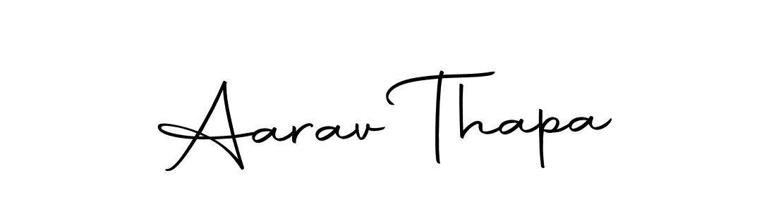 You should practise on your own different ways (Autography-DOLnW) to write your name (Aarav Thapa) in signature. don't let someone else do it for you. Aarav Thapa signature style 10 images and pictures png