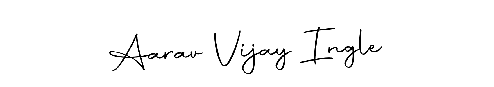 Make a beautiful signature design for name Aarav Vijay Ingle. With this signature (Autography-DOLnW) style, you can create a handwritten signature for free. Aarav Vijay Ingle signature style 10 images and pictures png