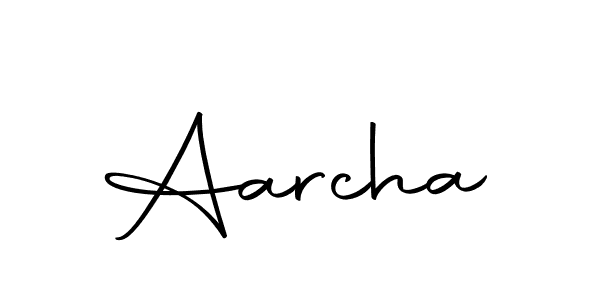 Use a signature maker to create a handwritten signature online. With this signature software, you can design (Autography-DOLnW) your own signature for name Aarcha. Aarcha signature style 10 images and pictures png