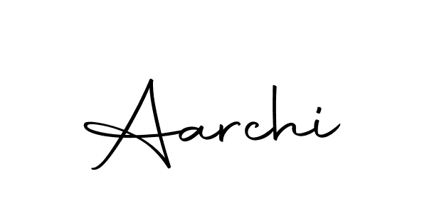 Design your own signature with our free online signature maker. With this signature software, you can create a handwritten (Autography-DOLnW) signature for name Aarchi. Aarchi signature style 10 images and pictures png