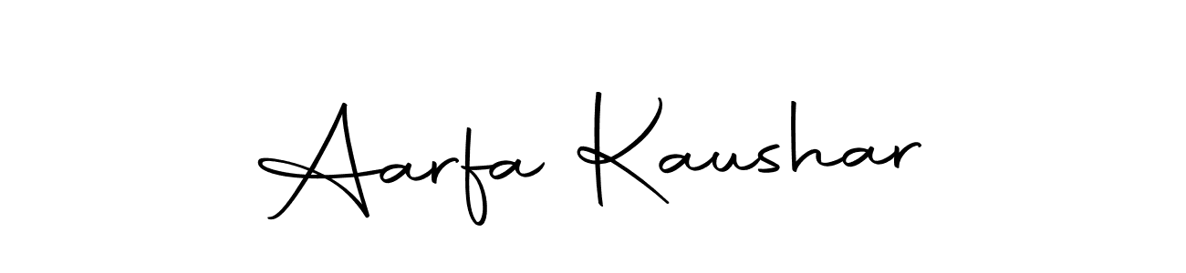 Aarfa Kaushar stylish signature style. Best Handwritten Sign (Autography-DOLnW) for my name. Handwritten Signature Collection Ideas for my name Aarfa Kaushar. Aarfa Kaushar signature style 10 images and pictures png