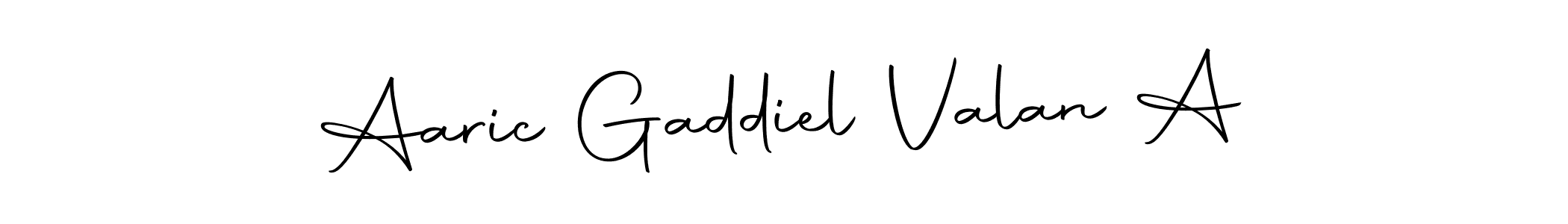 Also You can easily find your signature by using the search form. We will create Aaric Gaddiel Valan A name handwritten signature images for you free of cost using Autography-DOLnW sign style. Aaric Gaddiel Valan A signature style 10 images and pictures png