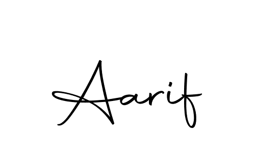 Make a beautiful signature design for name Aarif. With this signature (Autography-DOLnW) style, you can create a handwritten signature for free. Aarif signature style 10 images and pictures png