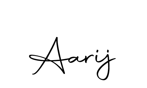 Create a beautiful signature design for name Aarij. With this signature (Autography-DOLnW) fonts, you can make a handwritten signature for free. Aarij signature style 10 images and pictures png