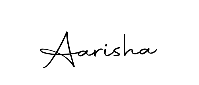 Design your own signature with our free online signature maker. With this signature software, you can create a handwritten (Autography-DOLnW) signature for name Aarisha. Aarisha signature style 10 images and pictures png