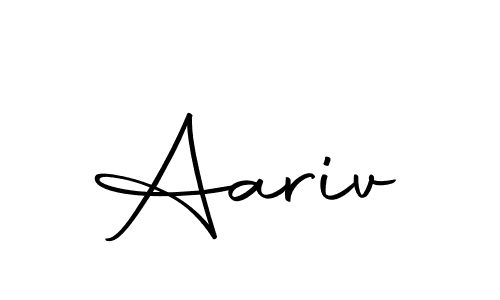 Aariv stylish signature style. Best Handwritten Sign (Autography-DOLnW) for my name. Handwritten Signature Collection Ideas for my name Aariv. Aariv signature style 10 images and pictures png