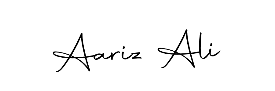 Use a signature maker to create a handwritten signature online. With this signature software, you can design (Autography-DOLnW) your own signature for name Aariz Ali. Aariz Ali signature style 10 images and pictures png