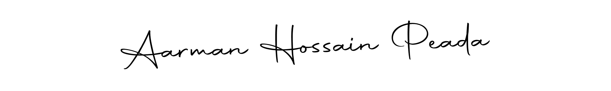How to make Aarman Hossain Peada signature? Autography-DOLnW is a professional autograph style. Create handwritten signature for Aarman Hossain Peada name. Aarman Hossain Peada signature style 10 images and pictures png