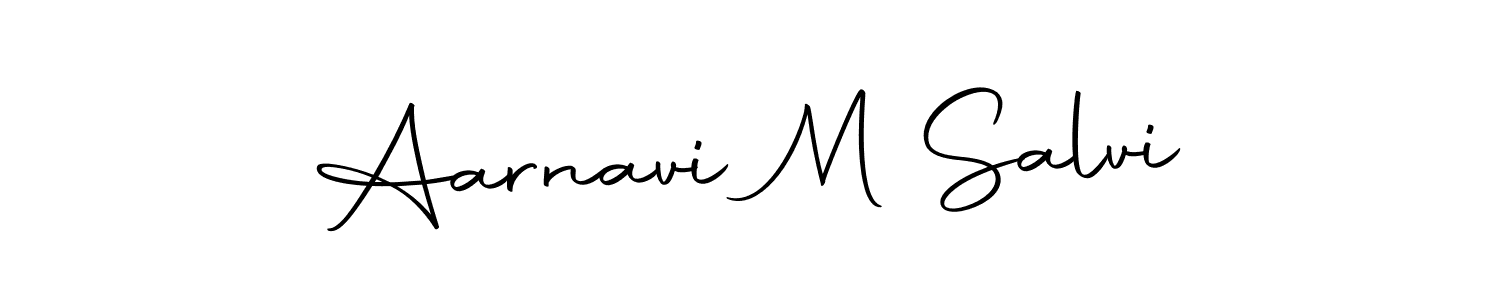 Aarnavi M Salvi stylish signature style. Best Handwritten Sign (Autography-DOLnW) for my name. Handwritten Signature Collection Ideas for my name Aarnavi M Salvi. Aarnavi M Salvi signature style 10 images and pictures png