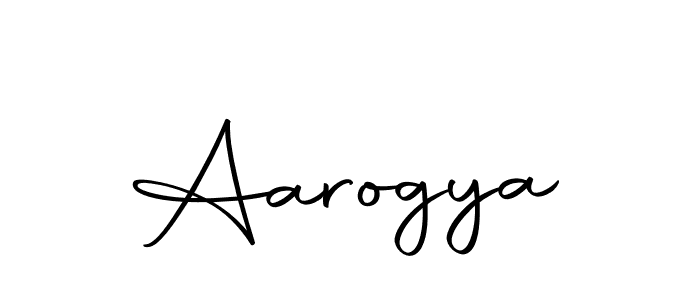 Use a signature maker to create a handwritten signature online. With this signature software, you can design (Autography-DOLnW) your own signature for name Aarogya. Aarogya signature style 10 images and pictures png