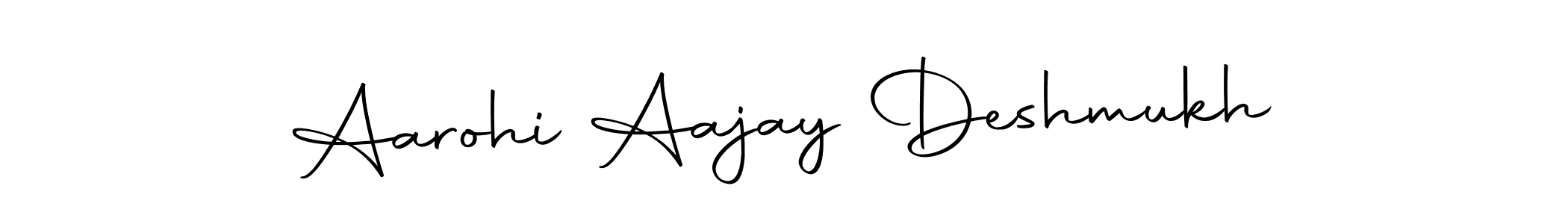 Use a signature maker to create a handwritten signature online. With this signature software, you can design (Autography-DOLnW) your own signature for name Aarohi Aajay Deshmukh. Aarohi Aajay Deshmukh signature style 10 images and pictures png