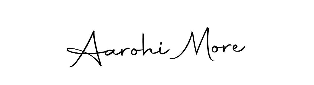 How to make Aarohi More signature? Autography-DOLnW is a professional autograph style. Create handwritten signature for Aarohi More name. Aarohi More signature style 10 images and pictures png