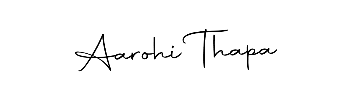 Also we have Aarohi Thapa name is the best signature style. Create professional handwritten signature collection using Autography-DOLnW autograph style. Aarohi Thapa signature style 10 images and pictures png