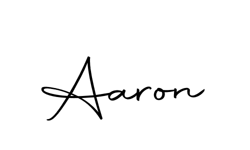 Create a beautiful signature design for name Aaron. With this signature (Autography-DOLnW) fonts, you can make a handwritten signature for free. Aaron signature style 10 images and pictures png