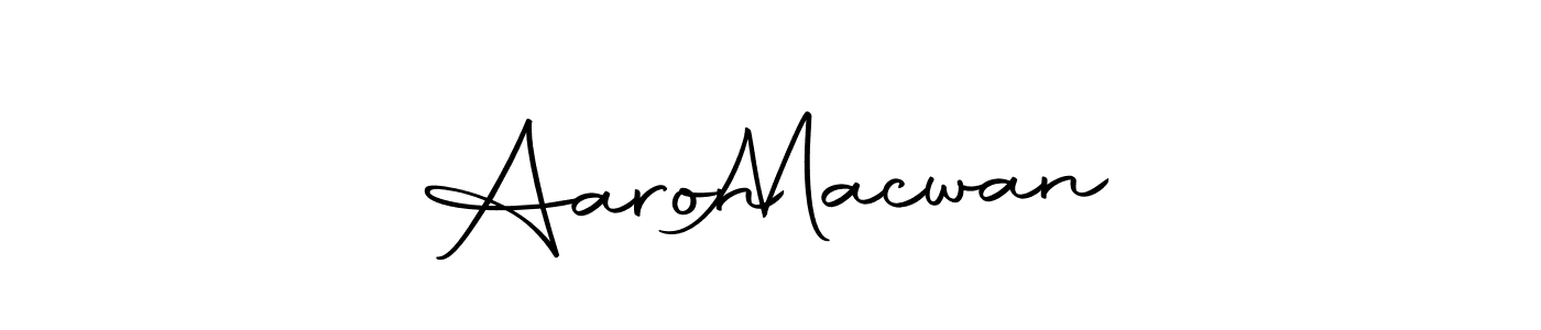 Aaron   Macwan stylish signature style. Best Handwritten Sign (Autography-DOLnW) for my name. Handwritten Signature Collection Ideas for my name Aaron   Macwan. Aaron   Macwan signature style 10 images and pictures png