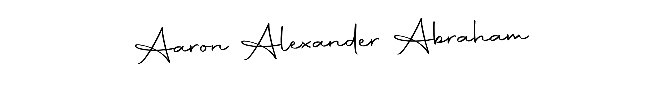 Create a beautiful signature design for name Aaron Alexander Abraham. With this signature (Autography-DOLnW) fonts, you can make a handwritten signature for free. Aaron Alexander Abraham signature style 10 images and pictures png