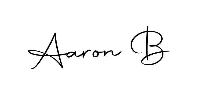 Aaron B stylish signature style. Best Handwritten Sign (Autography-DOLnW) for my name. Handwritten Signature Collection Ideas for my name Aaron B. Aaron B signature style 10 images and pictures png