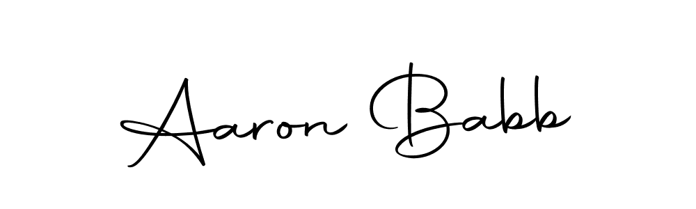 Here are the top 10 professional signature styles for the name Aaron Babb. These are the best autograph styles you can use for your name. Aaron Babb signature style 10 images and pictures png