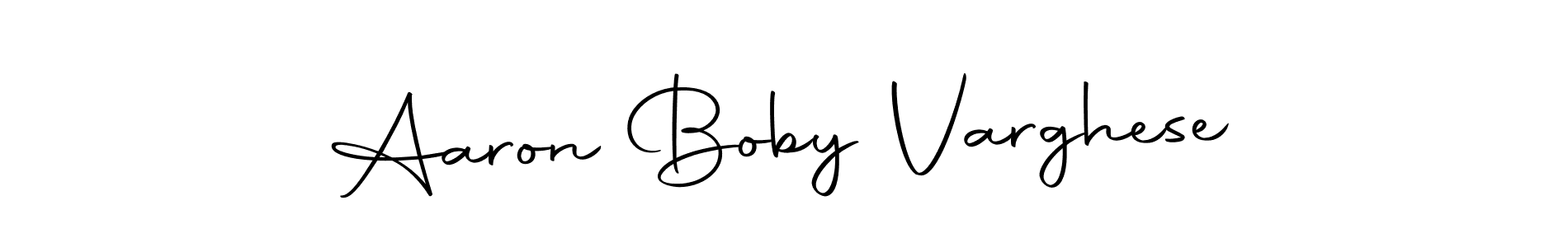 Also we have Aaron Boby Varghese name is the best signature style. Create professional handwritten signature collection using Autography-DOLnW autograph style. Aaron Boby Varghese signature style 10 images and pictures png