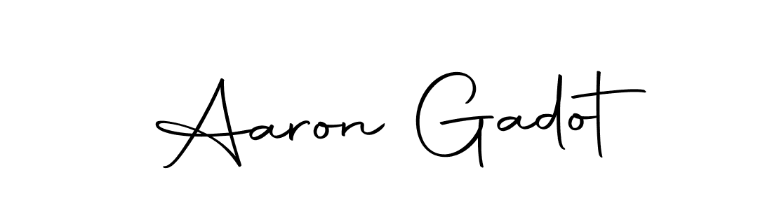 Make a beautiful signature design for name Aaron Gadot. With this signature (Autography-DOLnW) style, you can create a handwritten signature for free. Aaron Gadot signature style 10 images and pictures png