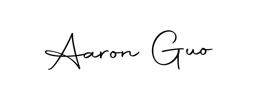Best and Professional Signature Style for Aaron Guo. Autography-DOLnW Best Signature Style Collection. Aaron Guo signature style 10 images and pictures png