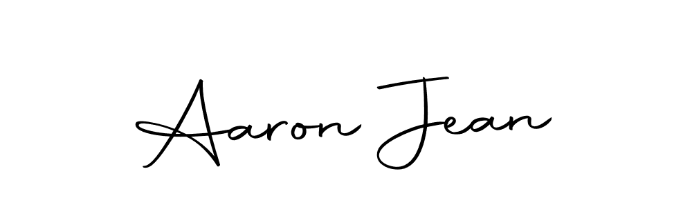 Aaron Jean stylish signature style. Best Handwritten Sign (Autography-DOLnW) for my name. Handwritten Signature Collection Ideas for my name Aaron Jean. Aaron Jean signature style 10 images and pictures png