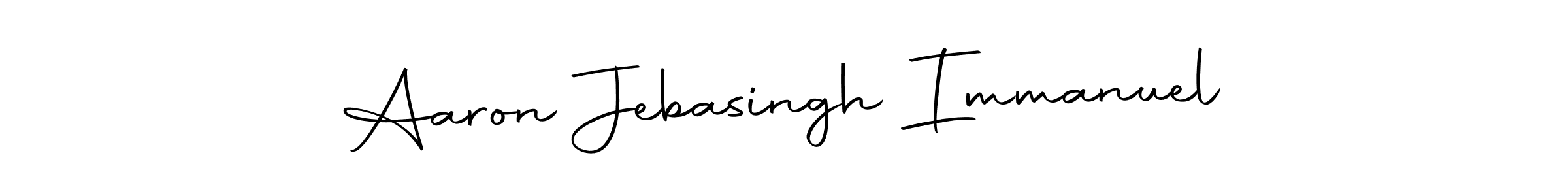 Also You can easily find your signature by using the search form. We will create Aaron Jebasingh Immanuel name handwritten signature images for you free of cost using Autography-DOLnW sign style. Aaron Jebasingh Immanuel signature style 10 images and pictures png