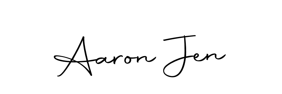 Also we have Aaron Jen name is the best signature style. Create professional handwritten signature collection using Autography-DOLnW autograph style. Aaron Jen signature style 10 images and pictures png