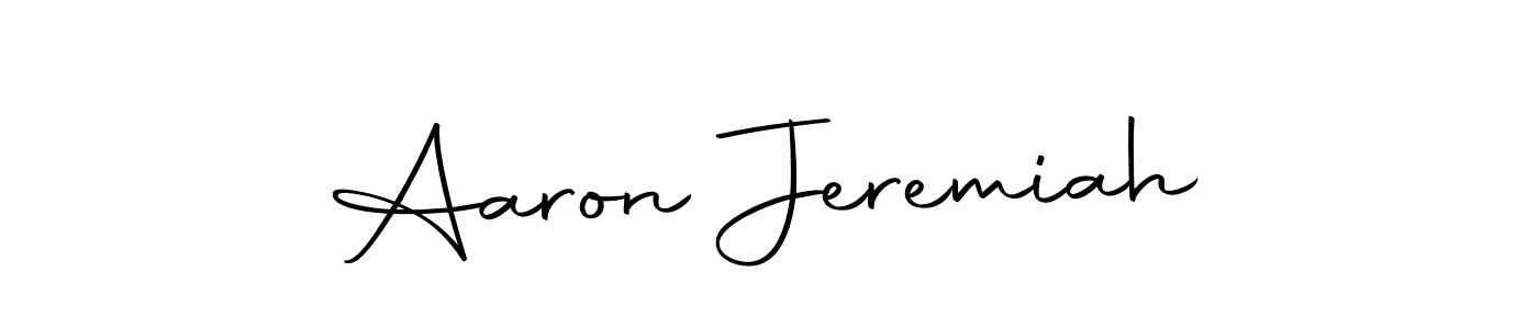 You can use this online signature creator to create a handwritten signature for the name Aaron Jeremiah. This is the best online autograph maker. Aaron Jeremiah signature style 10 images and pictures png