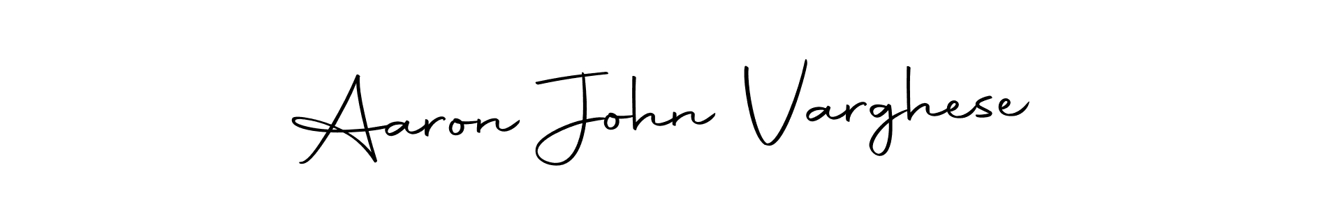 Here are the top 10 professional signature styles for the name Aaron John Varghese. These are the best autograph styles you can use for your name. Aaron John Varghese signature style 10 images and pictures png