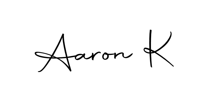 Similarly Autography-DOLnW is the best handwritten signature design. Signature creator online .You can use it as an online autograph creator for name Aaron K. Aaron K signature style 10 images and pictures png