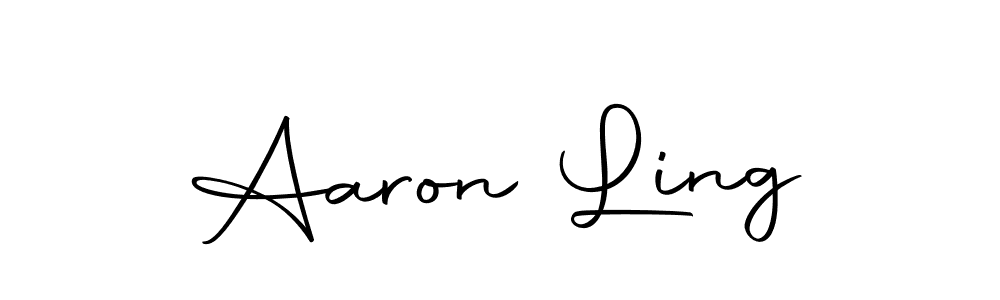 How to make Aaron Ling signature? Autography-DOLnW is a professional autograph style. Create handwritten signature for Aaron Ling name. Aaron Ling signature style 10 images and pictures png