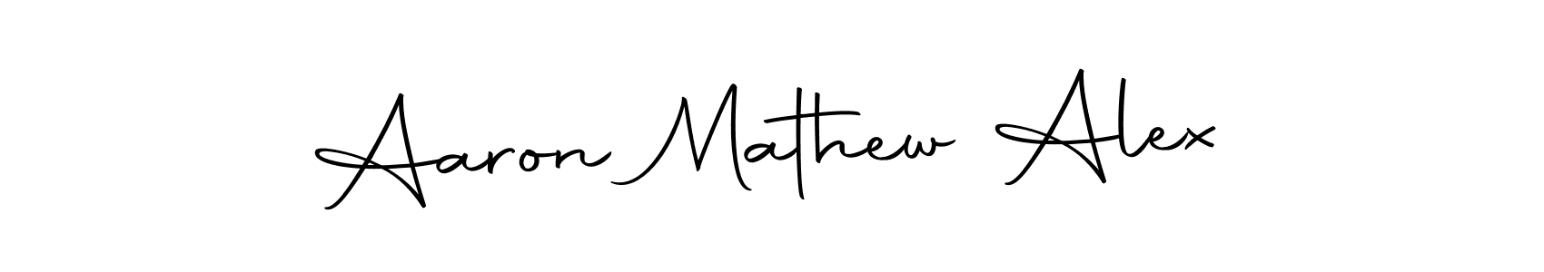 You can use this online signature creator to create a handwritten signature for the name Aaron Mathew Alex. This is the best online autograph maker. Aaron Mathew Alex signature style 10 images and pictures png