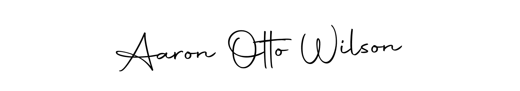 You should practise on your own different ways (Autography-DOLnW) to write your name (Aaron Otto Wilson) in signature. don't let someone else do it for you. Aaron Otto Wilson signature style 10 images and pictures png