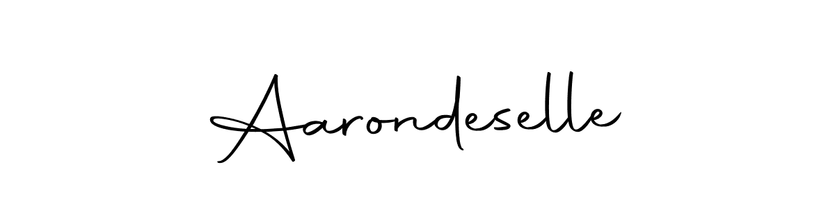 Aarondeselle stylish signature style. Best Handwritten Sign (Autography-DOLnW) for my name. Handwritten Signature Collection Ideas for my name Aarondeselle. Aarondeselle signature style 10 images and pictures png
