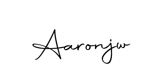 You can use this online signature creator to create a handwritten signature for the name Aaronjw. This is the best online autograph maker. Aaronjw signature style 10 images and pictures png