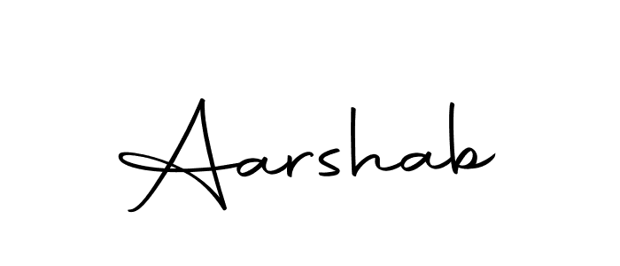 Create a beautiful signature design for name Aarshab. With this signature (Autography-DOLnW) fonts, you can make a handwritten signature for free. Aarshab signature style 10 images and pictures png