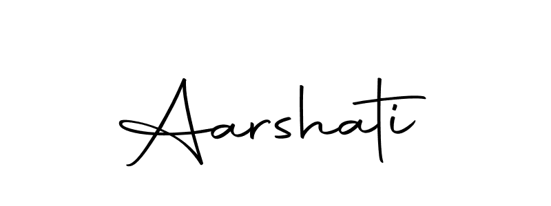 Use a signature maker to create a handwritten signature online. With this signature software, you can design (Autography-DOLnW) your own signature for name Aarshati. Aarshati signature style 10 images and pictures png