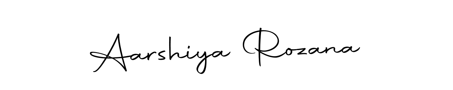 Also we have Aarshiya Rozana name is the best signature style. Create professional handwritten signature collection using Autography-DOLnW autograph style. Aarshiya Rozana signature style 10 images and pictures png