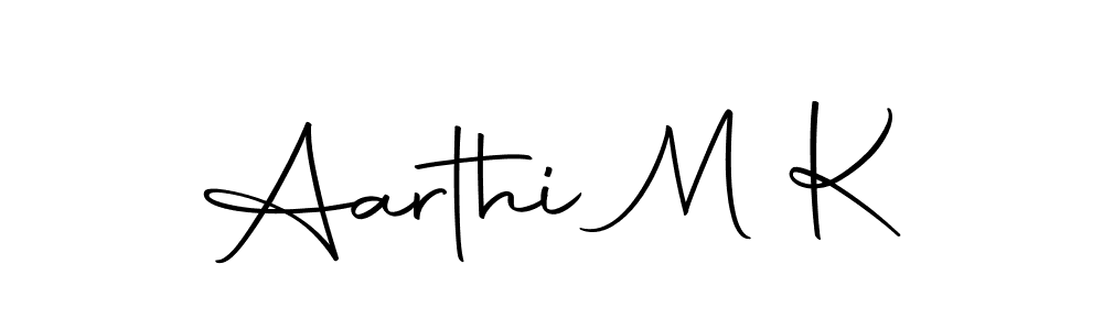 Also we have Aarthi M K name is the best signature style. Create professional handwritten signature collection using Autography-DOLnW autograph style. Aarthi M K signature style 10 images and pictures png