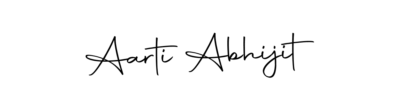 It looks lik you need a new signature style for name Aarti Abhijit. Design unique handwritten (Autography-DOLnW) signature with our free signature maker in just a few clicks. Aarti Abhijit signature style 10 images and pictures png