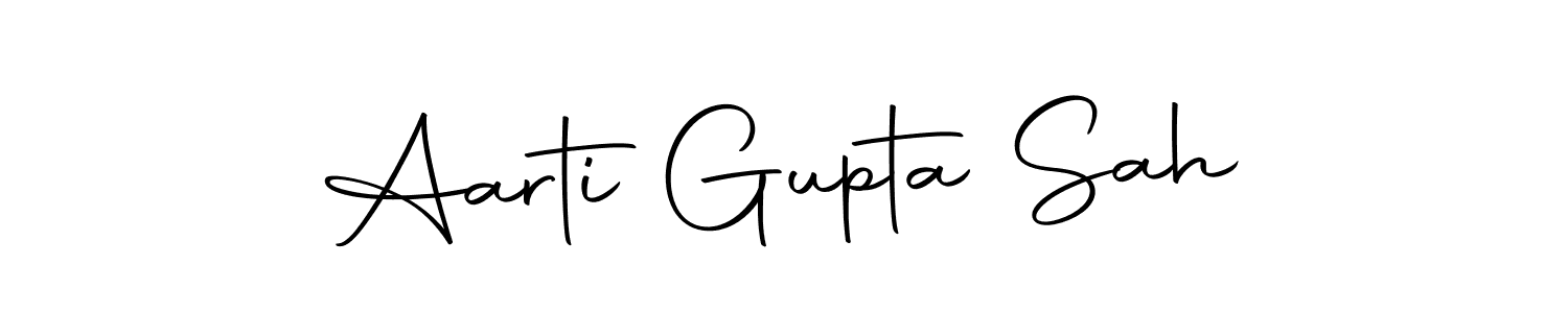 Make a beautiful signature design for name Aarti Gupta Sah. Use this online signature maker to create a handwritten signature for free. Aarti Gupta Sah signature style 10 images and pictures png