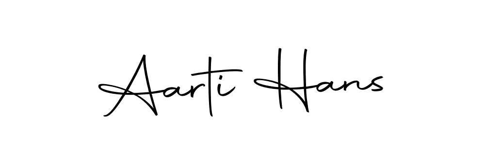 Make a beautiful signature design for name Aarti Hans. With this signature (Autography-DOLnW) style, you can create a handwritten signature for free. Aarti Hans signature style 10 images and pictures png