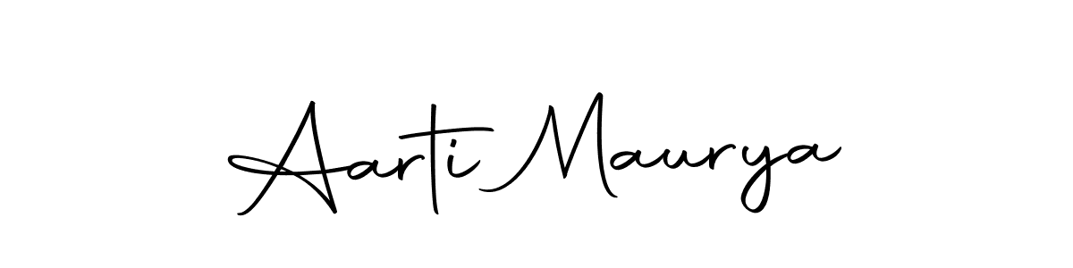 Create a beautiful signature design for name Aarti Maurya. With this signature (Autography-DOLnW) fonts, you can make a handwritten signature for free. Aarti Maurya signature style 10 images and pictures png