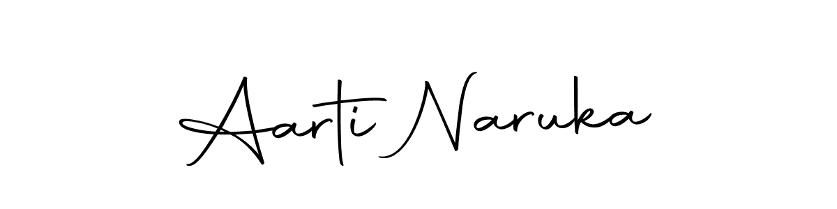 How to make Aarti Naruka name signature. Use Autography-DOLnW style for creating short signs online. This is the latest handwritten sign. Aarti Naruka signature style 10 images and pictures png