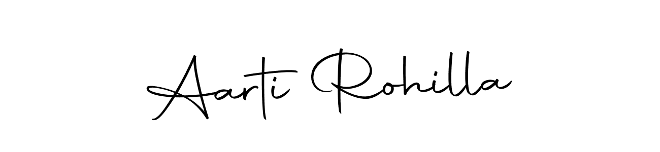 The best way (Autography-DOLnW) to make a short signature is to pick only two or three words in your name. The name Aarti Rohilla include a total of six letters. For converting this name. Aarti Rohilla signature style 10 images and pictures png