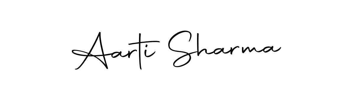 Make a beautiful signature design for name Aarti Sharma. Use this online signature maker to create a handwritten signature for free. Aarti Sharma signature style 10 images and pictures png