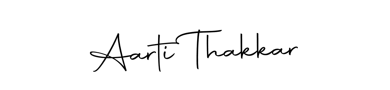 Make a beautiful signature design for name Aarti Thakkar. With this signature (Autography-DOLnW) style, you can create a handwritten signature for free. Aarti Thakkar signature style 10 images and pictures png