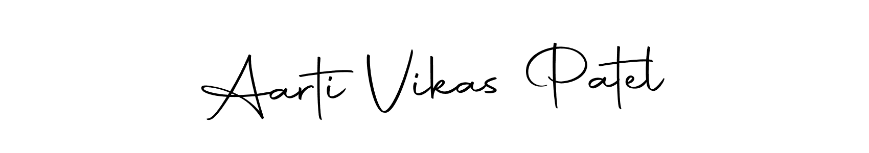 Make a beautiful signature design for name Aarti Vikas Patel. Use this online signature maker to create a handwritten signature for free. Aarti Vikas Patel signature style 10 images and pictures png