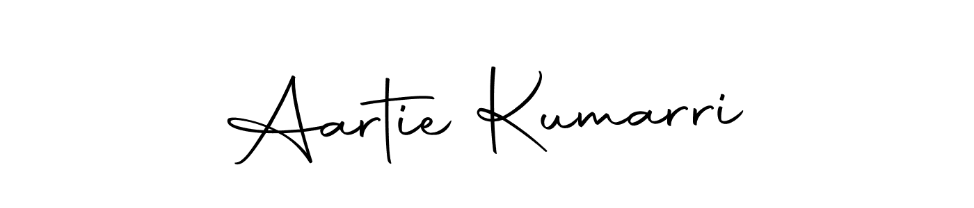 Create a beautiful signature design for name Aartie Kumarri. With this signature (Autography-DOLnW) fonts, you can make a handwritten signature for free. Aartie Kumarri signature style 10 images and pictures png